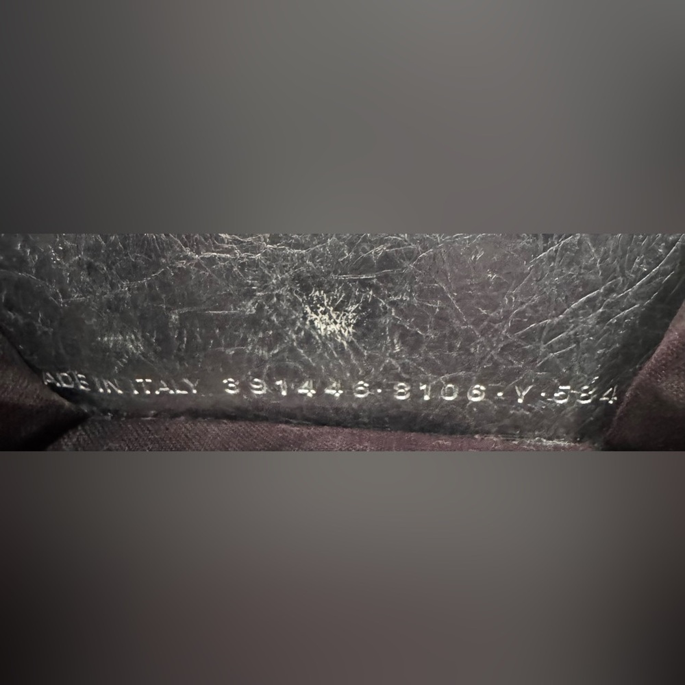Balenciaga Silver Leather Mini Papier Wallet - Picture 11 of 11